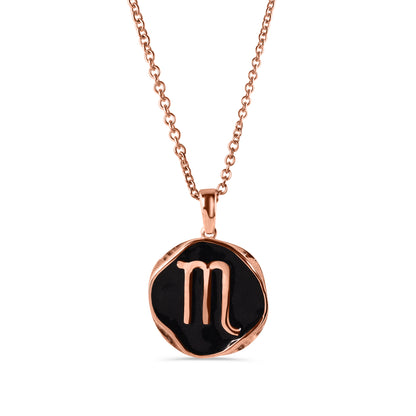 Scorpio Enamel Pendant