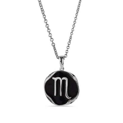 Scorpio Enamel Pendant