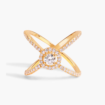 Cosmic Round Diamond Ring