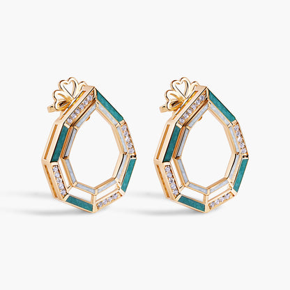 Emerald Green Earrings