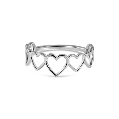 Heart Crown Ring