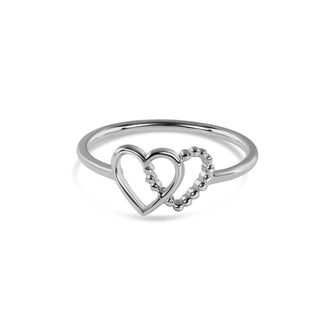 Double Heart Ring