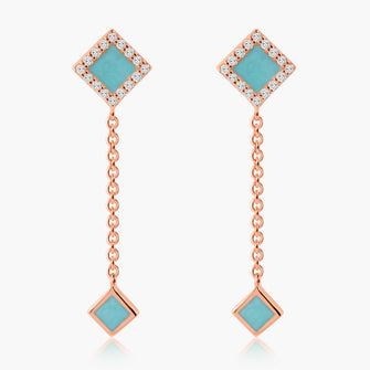 Cyan Earrings