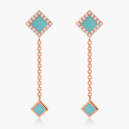 Cyan Earrings