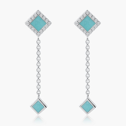 Cyan Earrings