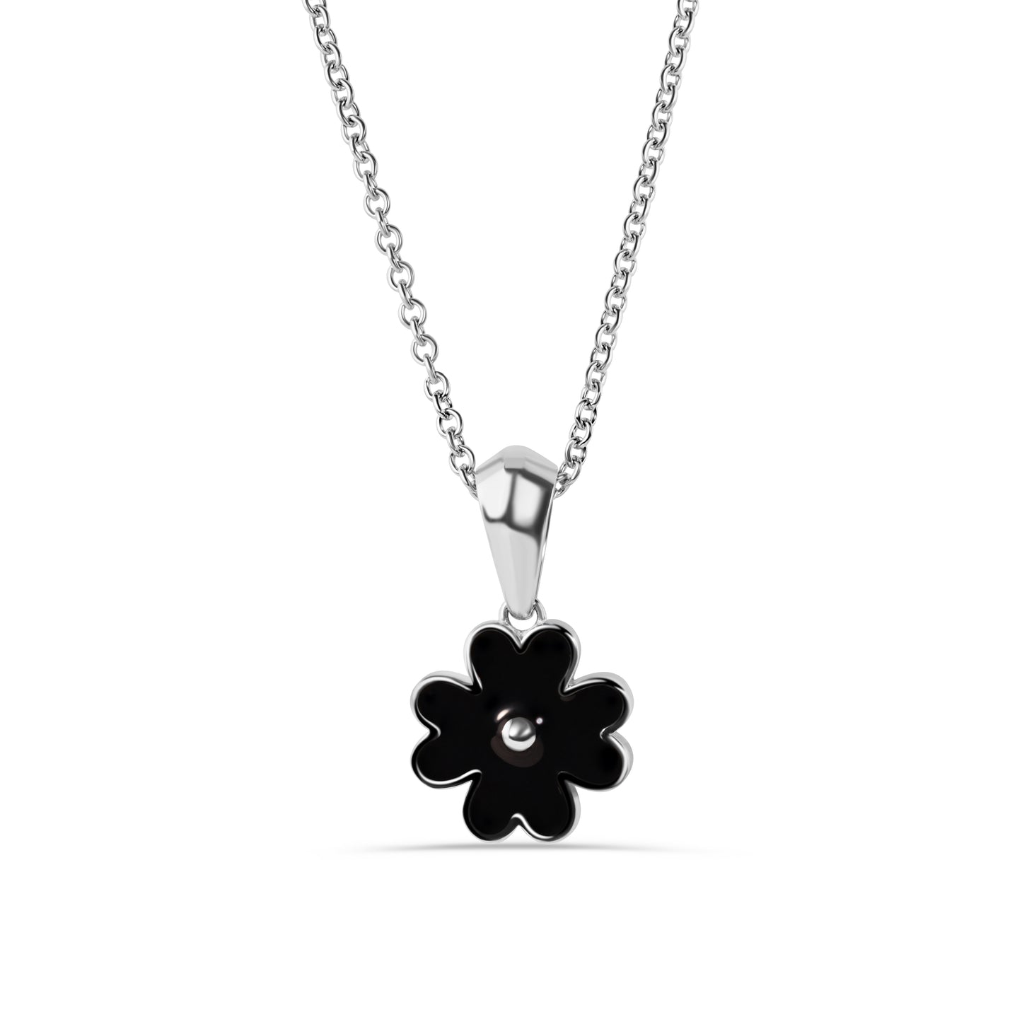 Black Bloom Pendant