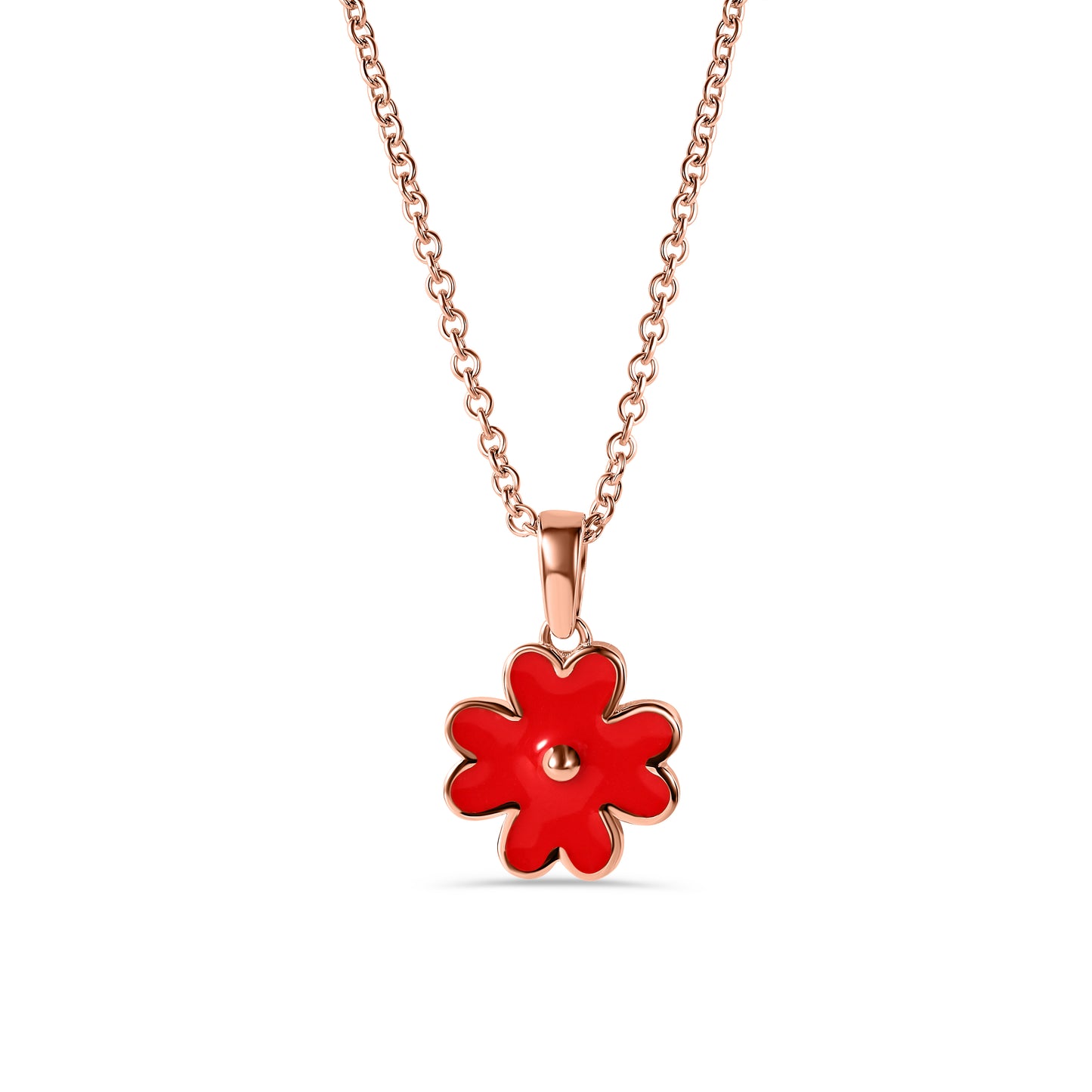 Red Bloom Pendant