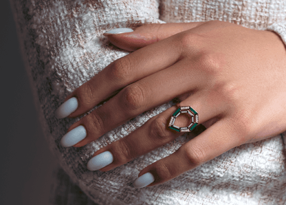 Emerald Green Ring