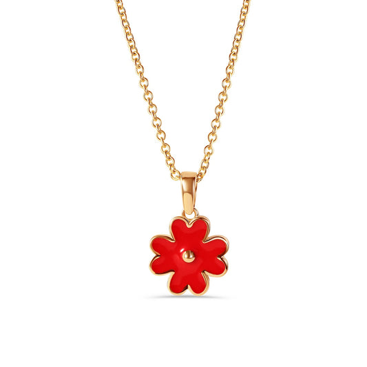 Red Bloom Pendant