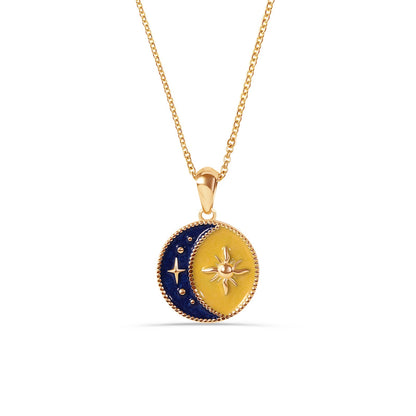 Lunar Sol Enamel Pendant